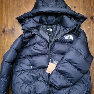The North Face Acamarachi Oversized Short Puffer Jacket Womens Small Black
